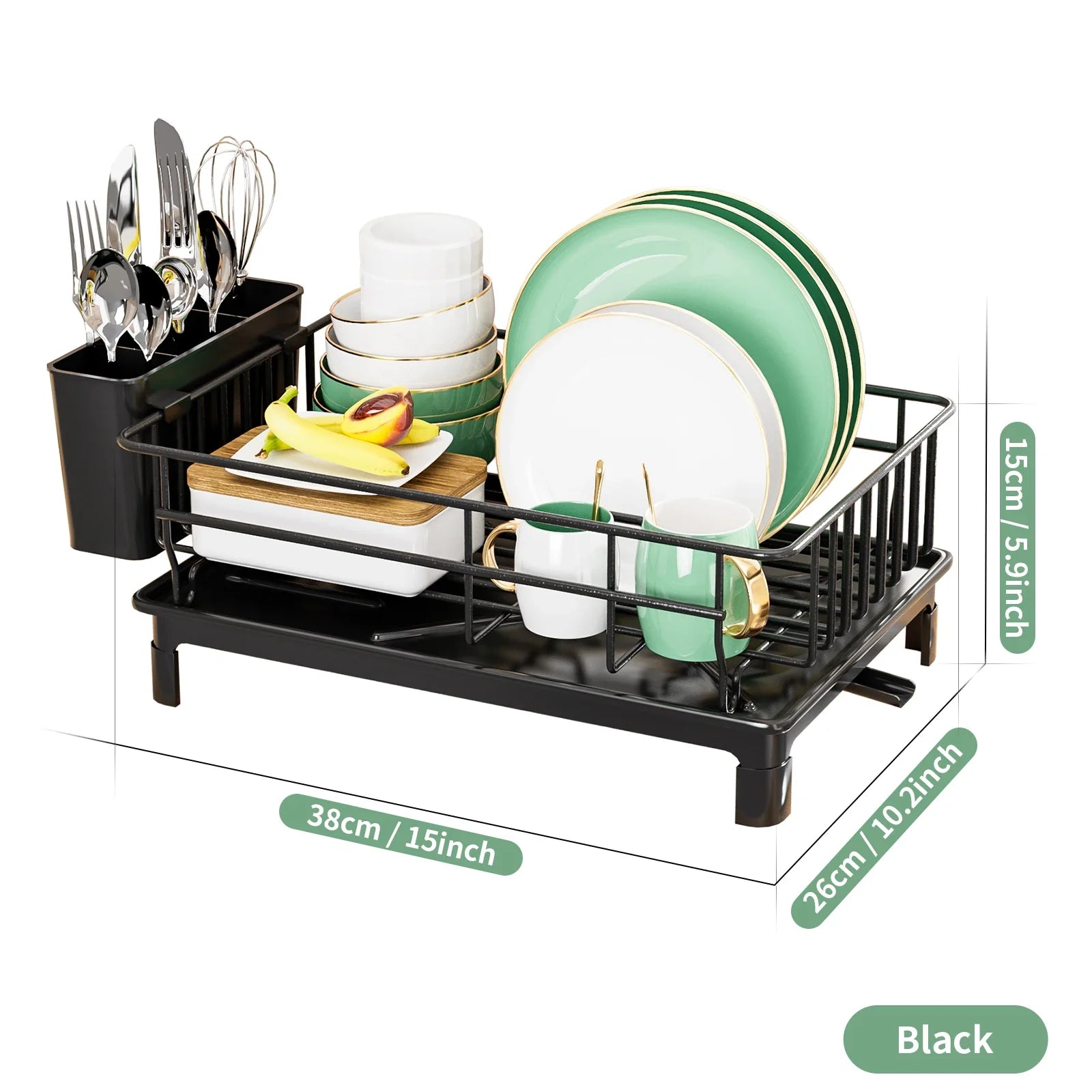 kitchen dish rack draining Dimension